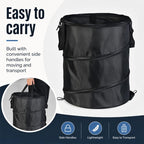 Outdoor Camping Folding Bucket Portable Trash Can Garden Leaf Bucket, Mini 25x32cm, Small 34x40cm, Medium 45x55cm