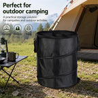 Outdoor Camping Folding Bucket Portable Trash Can Garden Leaf Bucket, Mini 25x32cm, Small 34x40cm, Medium 45x55cm