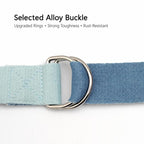 Two-Tone Multifunctional Yoga Stretch Cotton Belt Yoga Rope, 1.83m, 2.5m