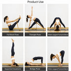 Two-Tone Multifunctional Yoga Stretch Cotton Belt Yoga Rope, 1.83m, 2.5m