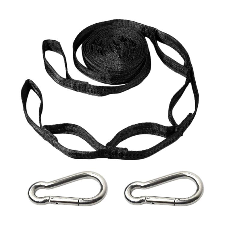 Multi-Purpose Colorful Swing Rope Outdoor Camping Adjustable Loop + Quick Buckle Set 2pcs
