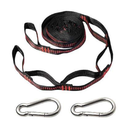 Multi-Purpose Colorful Swing Rope Outdoor Camping Adjustable Loop + Quick Buckle Set 2pcs