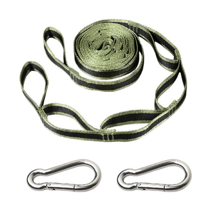 Multi-Purpose Colorful Swing Rope Outdoor Camping Adjustable Loop + Quick Buckle Set 2pcs