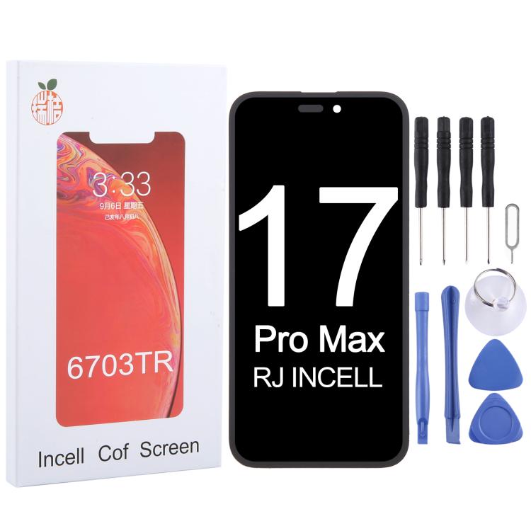 RJ Incell Cof Screen, For iPhone 17 Pro Max, For iPhone 17 Pro, For iPhone 16 Pro Max, For iPhone 16 Pro, For iPhone 16 Plus, For iPhone 16, For iPhone 15 Pro Max, For iPhone 15 Pro, For iPhone 15 Plus, For iPhone 15, For iPhone 14 Pro                 ...