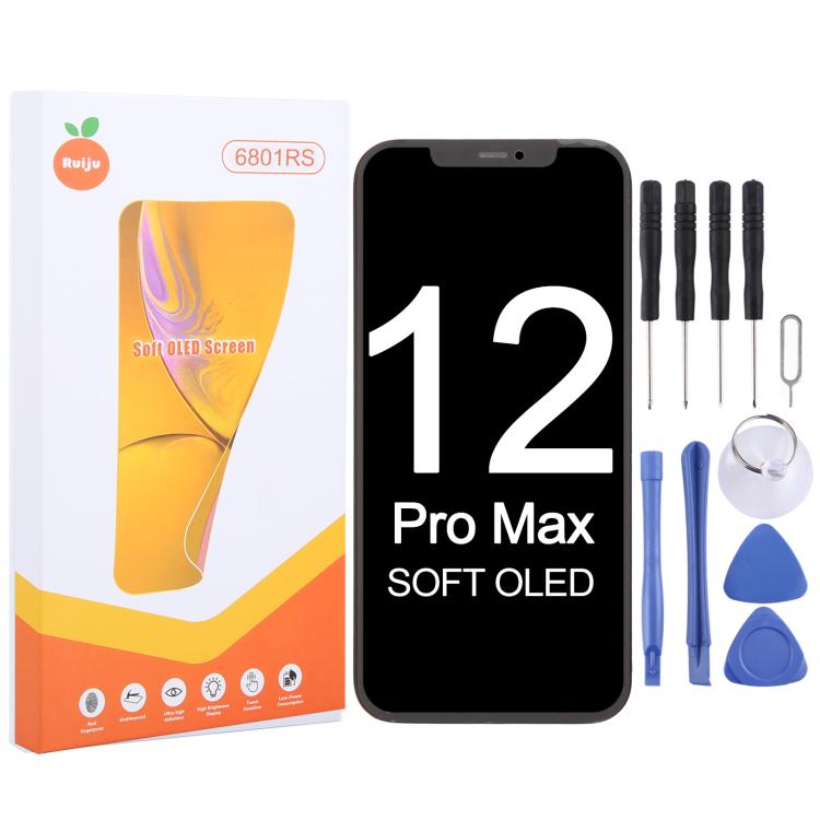 RJ Soft OLED Screen, For iPhone 17 Pro Max, For iPhone 17 Pro, For iPhone 17, For iPhone 16 Pro Max, For iPhone 16 Pro, For iPhone 16 Plus, For iPhone 16, For iPhone 15 Pro Max, For iPhone 15 Pro, For iPhone 15 Plus, For iPhone 15, For iPhone 14 Plus  ...