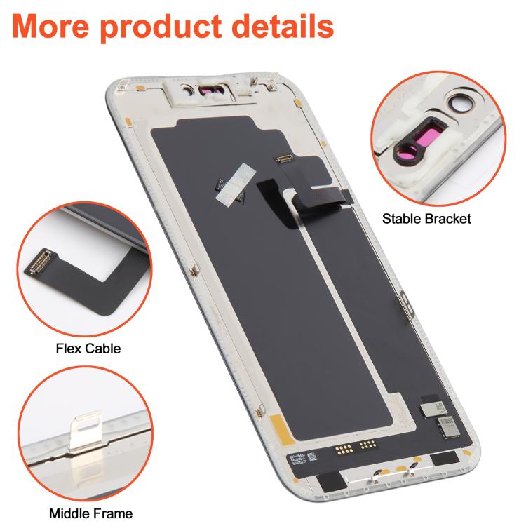 RJ Soft OLED Screen, For iPhone 17 Pro Max, For iPhone 17 Pro, For iPhone 17, For iPhone 16 Pro Max, For iPhone 16 Pro, For iPhone 16 Plus, For iPhone 16, For iPhone 15 Pro Max, For iPhone 15 Pro, For iPhone 15 Plus, For iPhone 15, For iPhone 14 Plus  ...