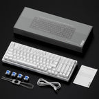 Lenovo GK10 RGB 98 Keys Wired Mechanical Keyboard, Tea Axis, Red Axis, Blue Axis
