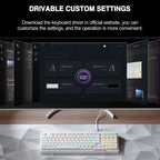 Lenovo GK10 RGB 98 Keys Wired Mechanical Keyboard, Tea Axis, Red Axis, Blue Axis