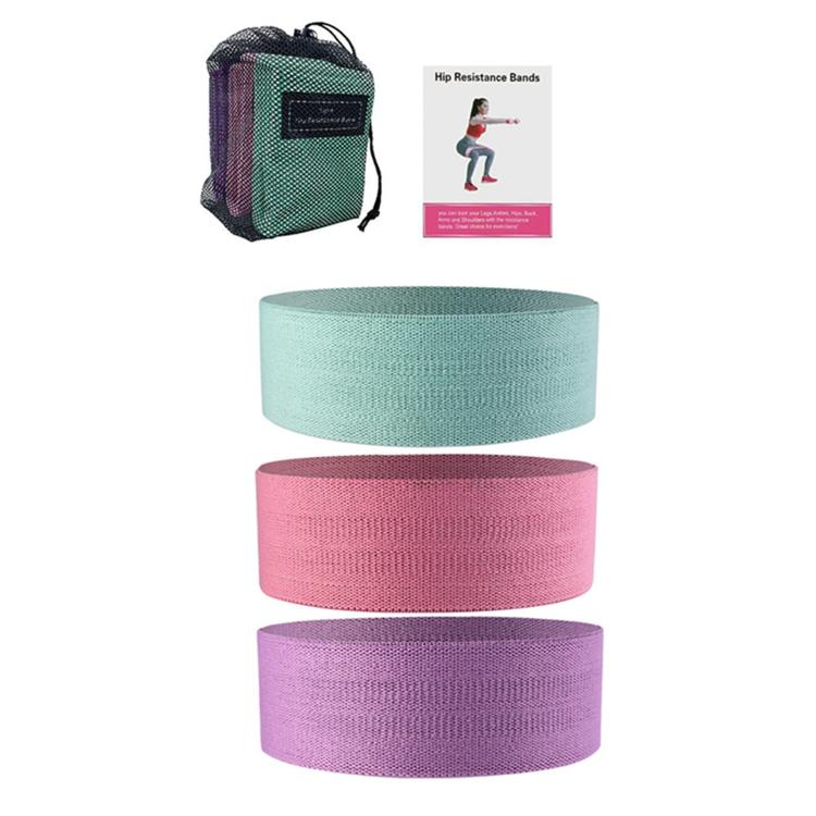 Knitted Yoga Resistance Band Glute Training Assistance Stretching Elastic Band, White Low Elasticity, Mint Low Elasticity, Pink High Elasticity, Pink Medium Elasticity, Black High Elasticity, Dark Green High Elasticity, Sky Blue High Elasticity        ...