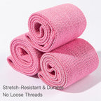 Knitted Yoga Resistance Band Glute Training Assistance Stretching Elastic Band, White Low Elasticity, Mint Low Elasticity, Pink High Elasticity, Pink Medium Elasticity, Black High Elasticity, Dark Green High Elasticity, Sky Blue High Elasticity        ...