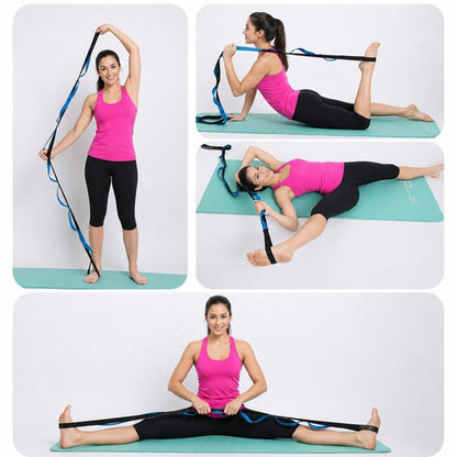 2.1m Yoga Resistance Band Non-Elastic Knitted Multifunctional Stretching Band
