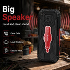 HE248 Rugged Style Phone, 2.4 inch, 3D Keys Network: 2G, Dual SIM, BT, Torch, Russian Keyboard, No Power Plug