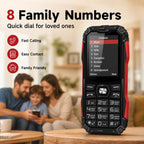 HE248 Rugged Style Phone, 2.4 inch, 3D Keys Network: 2G, Dual SIM, BT, Torch, Russian Keyboard, No Power Plug
