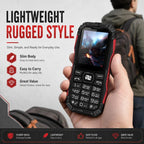 HE248 Rugged Style Phone, 2.4 inch, 3D Keys Network: 2G, Dual SIM, BT, Torch, Russian Keyboard, No Power Plug