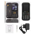 HP219 IP68 Rugged Phone, 2.4 inch, SC6531E, Network: 2G, BT, FM, SOS, Torch, EU Plug, US Plug, UK Plug