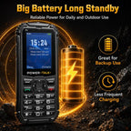 HP219 IP68 Rugged Phone, 2.4 inch, SC6531E, Network: 2G, BT, FM, SOS, Torch, EU Plug, US Plug, UK Plug