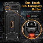 HP219 IP68 Rugged Phone, 2.4 inch, SC6531E, Network: 2G, BT, FM, SOS, Torch, EU Plug, US Plug, UK Plug
