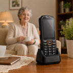 HP290Z 4G IP68 Rugged Phone, 2.8 inch, 3000mAh Battery, Network: 4G, BT, FM, SOS, Torch, With Charging Dock, EU Plug, US Plug, UK Plug