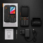HP290Z 4G IP68 Rugged Phone, 2.8 inch, 3000mAh Battery, Network: 4G, BT, FM, SOS, Torch, With Charging Dock, EU Plug, US Plug, UK Plug