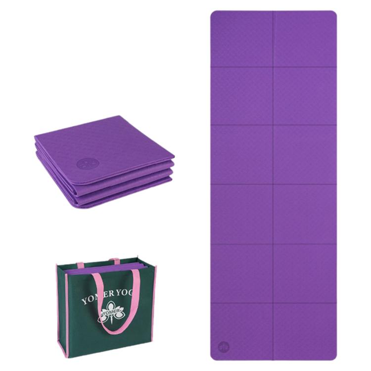 4mm Thick Non-slip Fitness Pad Foldable Yoga Mat