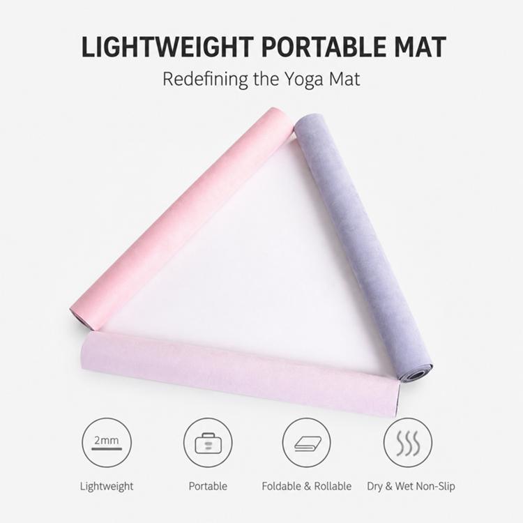Microfiber Suede Non-slip Portable Yoga Mat
