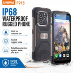 UNIWA F915 Rugged Phone, 4GB+64GB,  6.28 inch Android 160 Unisoc T310 Quad Core, Network: 4G, NFC, EU Plug, US Plug, UK Plug, AU Plug
