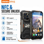 UNIWA F915 Rugged Phone, 4GB+64GB,  6.28 inch Android 160 Unisoc T310 Quad Core, Network: 4G, NFC, EU Plug, US Plug, UK Plug, AU Plug