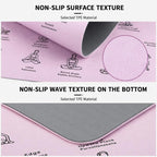 Double-Sided Non-slip Professional Silent Fitness Training Yoga Mat, 6mm