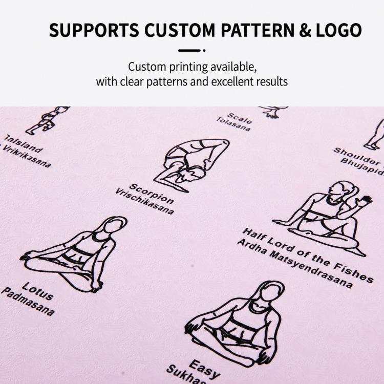 Double-Sided Non-slip Professional Silent Fitness Training Yoga Mat, 6mm
