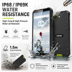 UNIWA F999 Rugged Phone, 4GB+64GB, 5.33 inch Android 16.0 Unisoc T615 UMS9230E Octa Core, PTT Button, Network: 4G, NFC, EU Plug, US Plug, UK Plug, AU Plug