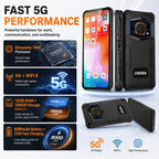 UNIWA NR6600 Rugged Phone, 12GB+256GB, 6.6 inch Android 12.0 MediaTek Dimensity 7050 Octa Core, 8000mAh Battery, Network: 5G, NFC, PTT, OTG, EU Plug, US Plug, UK Plug, AU Plug