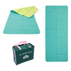 Negative Ions Portable Travel Thick Foldable Yoga Pad Student Nnap Mat