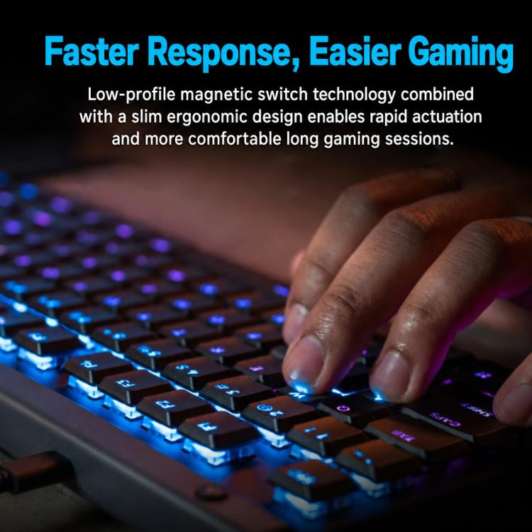 Logitech G515 RAPID TKL Magnetic Switches Wired Gaming Keyboard