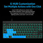 Logitech G515 RAPID TKL Magnetic Switches Wired Gaming Keyboard