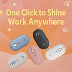 Logitech PEBBLE 2.0 M350S 4000DPI Ultra-Thin Dual-Mode Wireless Bluetooth Mouse