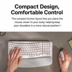 Logitech WAVE KEYS LIFT COMBO Wireless Ergonomic Keyboard Mouse Set