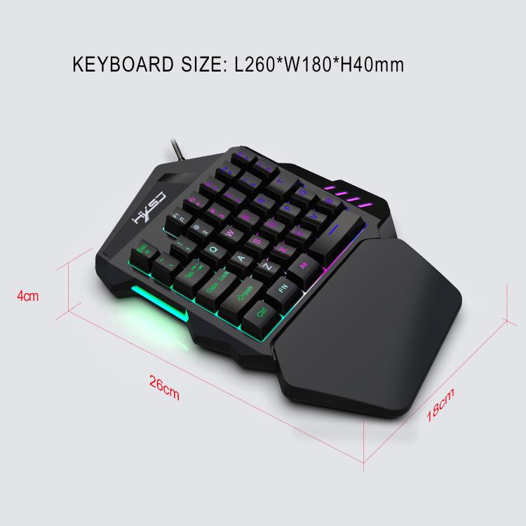 HXSJ Master-P5+V100+A869 Gaming Keyboard and Mouse Adapter Set for PS5, Master-P5+V100+A869