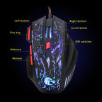 HXSJ Master-P5+V100+H300 Gaming Keyboard and Mouse Adapter Set for PS5, Master-P5+V100+H300