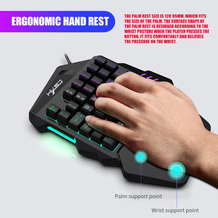 HXSJ Master-P5+V100+H300 Gaming Keyboard and Mouse Adapter Set for PS5, Master-P5+V100+H300