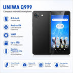 UNIWA Q999, 4GB+64GB, 4.0 inch Android 14.0 Unisoc T606 Octa Core, Network: 4G, OTG, EU Plug, US Plug, UK Plug, AU Plug