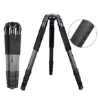 BEXIN ST364C Rugged Camcorder Photographic Carbon Fiber Big Tripod, Max Tube: 36mm, ST364C