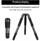 BEXIN ST364C Rugged Camcorder Photographic Carbon Fiber Big Tripod, Max Tube: 36mm, ST364C