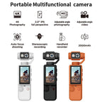 Q8 2 inch IPS Screen 4K Portable Multifunctional Camera