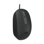 Logitech M86 1000DPI USB-A Port Wired Mouse, M86