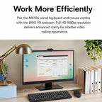 Logitech MK106 Wired Keyboard and Wired Mouse Combo