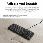 Logitech MK106 Wired Keyboard and Wired Mouse Combo