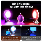 Live Streaming Photography 3 Color Temperatures RGB Fill Light