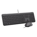 Logitech MK620 Signature Slim Wired Keyboard and Wired Mouse Combo for Business