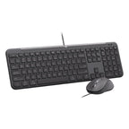 Logitech MK620 Signature Slim Wired Keyboard and Wired Mouse Combo for Business