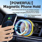 T1S Magnetic Cooling Wireless Fast Charger Car Air Outlet Holder